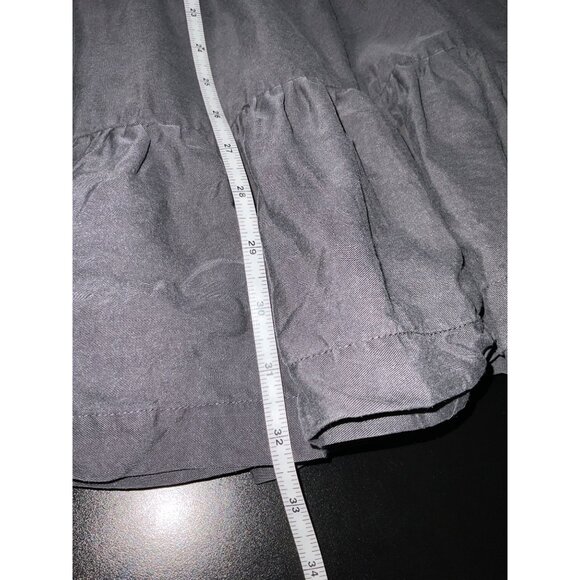 MARINE LAYER Women Mini Dress Olema Embroidered Long Sleeve Boho Grey size Small - Picture 14 of 16